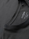 Ombre Clothing Muška klasična pamučna majica BASIC - siva