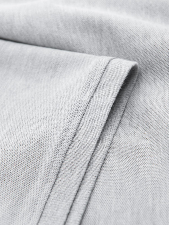 Ombre Clothing Svijetlo siva muška osnovna polo majica Ombre Clothing