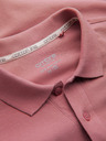 Ombre Clothing Ružičasta muška base polo majica Ombre Clothing
