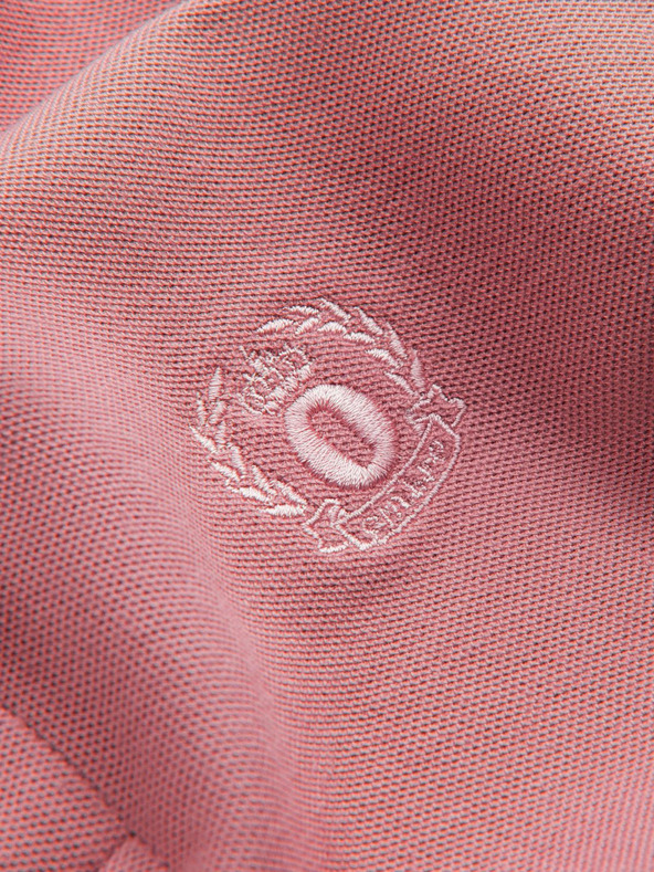 Ombre Clothing Ružičasta muška base polo majica Ombre Clothing