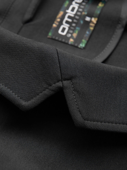 Ombre Clothing Muški sivi sako SLIM od fino strukturiranog pletiva