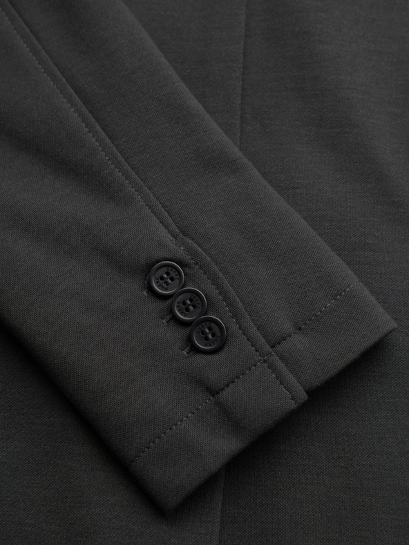 Ombre Clothing Muški sivi sako SLIM od fino strukturiranog pletiva