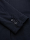 Ombre Clothing Muški tamno plavi sako SLIM od fino strukturiranog pletiva