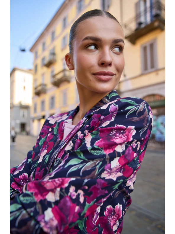 Moodo Plavi cvjetni sako Moodo