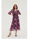 Moodo Tamno plave cvjetne haljine Moodo