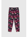 Moodo Hlače sa cvjetovima tamno plave Moodo