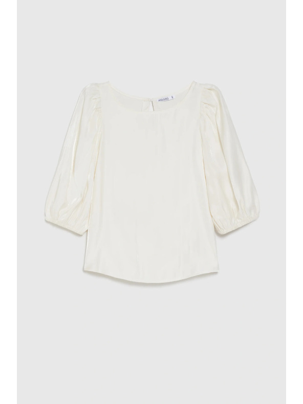 Moodo Košulja s naduvenim rukavima kremasta Moodo