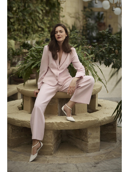 Moodo Jednostrani roze sako Moodo