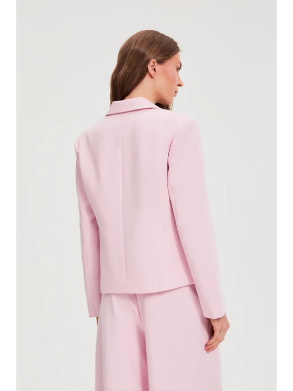 Moodo Jednostrani roze sako Moodo