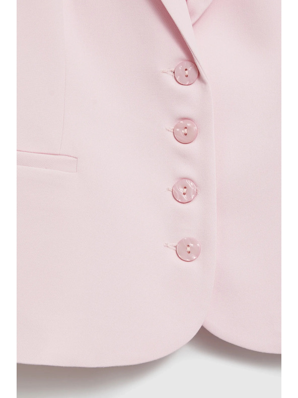 Moodo Jednostrani roze sako Moodo