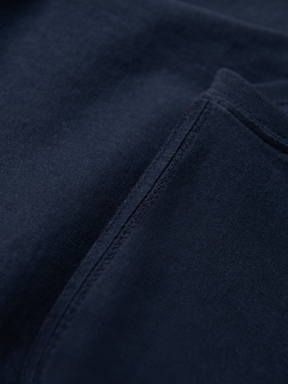 Ombre Clothing Tamnoplava muška basic majica Ombre Clothing