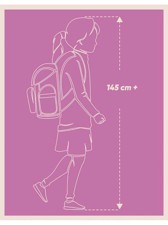BAAGL  BAAGL Školski ruksak Coolmate Plum