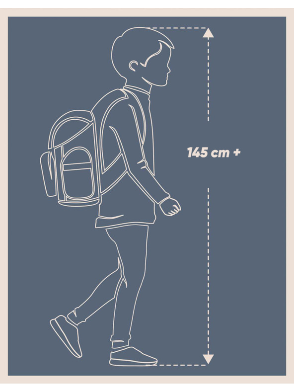 BAAGL  BAAGL SET 3 Coolmate Lux: ruksak, penal, vrecica