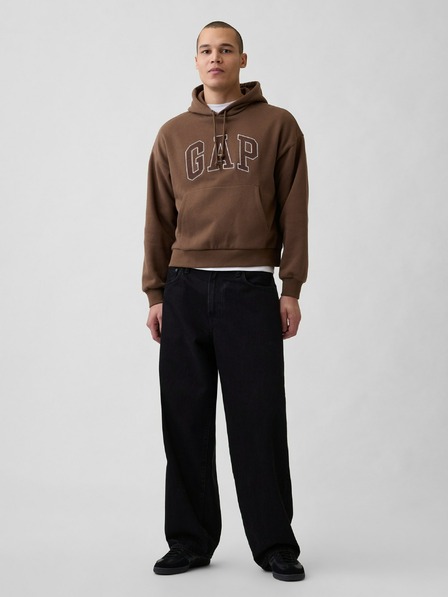 GAP Oversize dukserica s logom VintageSoft GAP