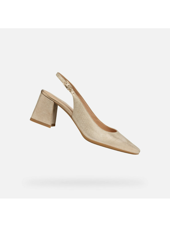 Geox Zlatne ženske sandale Geox Giselda