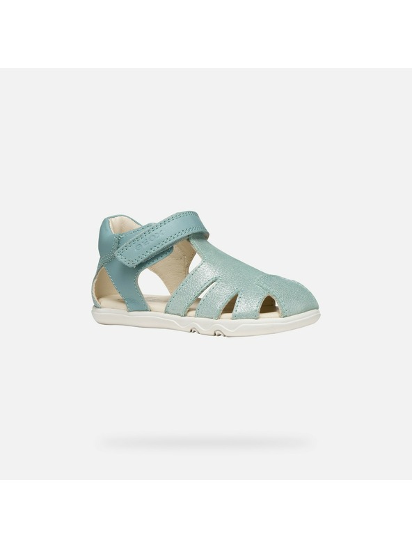 Geox Tirkizne djevojčje bosonožne sandale Geox Sandal Steppieup G