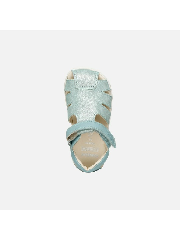 Geox Tirkizne djevojčje bosonožne sandale Geox Sandal Steppieup G