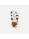 Geox Bijele djevojčje sandale Geox Sandal Chalki