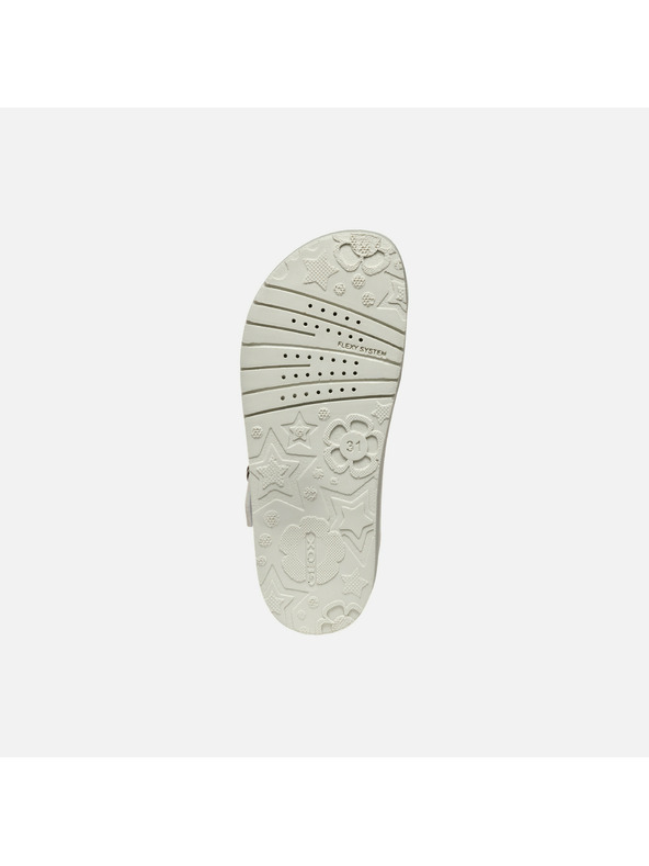 Geox Bijele djevojčje sandale Geox Sandal Costarei Gi