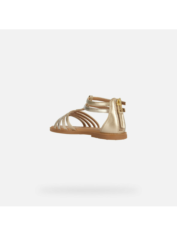 Geox Srebrne djevojčje sandale Geox Sandal Karly Girl