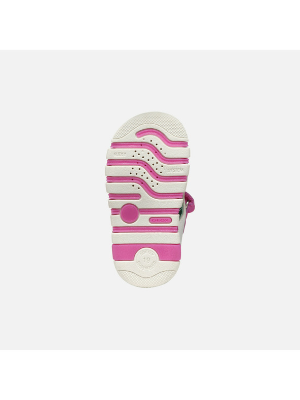 Geox Bijele djevojčje bosonožne sandale Geox Sandal Iupidoo Gir