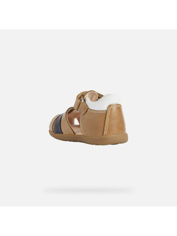 Geox Smeđe dječje sandale Geox Sandal Macchia