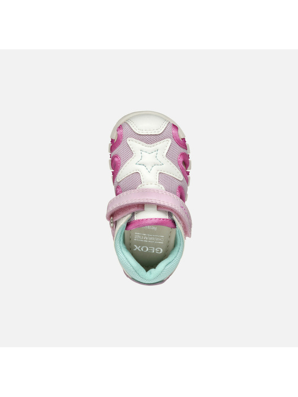 Geox Ružičaste djevojčje tenisice za prve korake Geox Sandal Iupidoo Gir