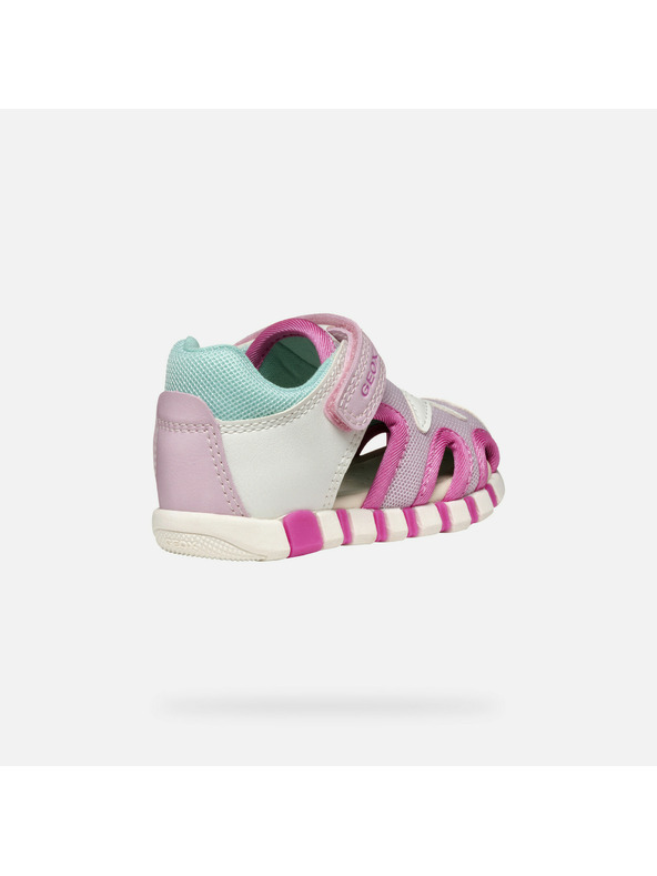 Geox Ružičaste djevojčje tenisice za prve korake Geox Sandal Iupidoo Gir
