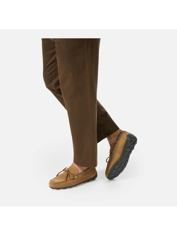 Geox Geox Spherica EC16 muške svijetlo smeđe mokasine