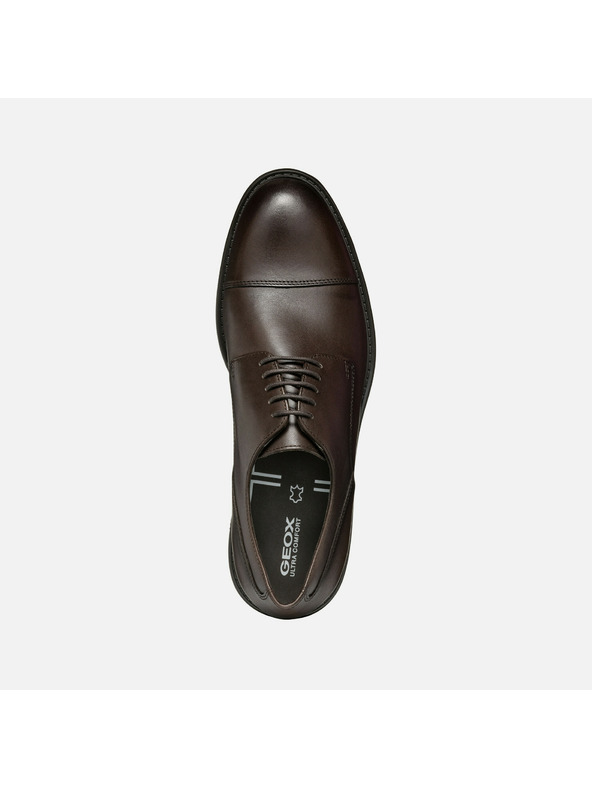 Geox Tamno smeđa muška obuća za posebne prigode Geox Walk Pleasure