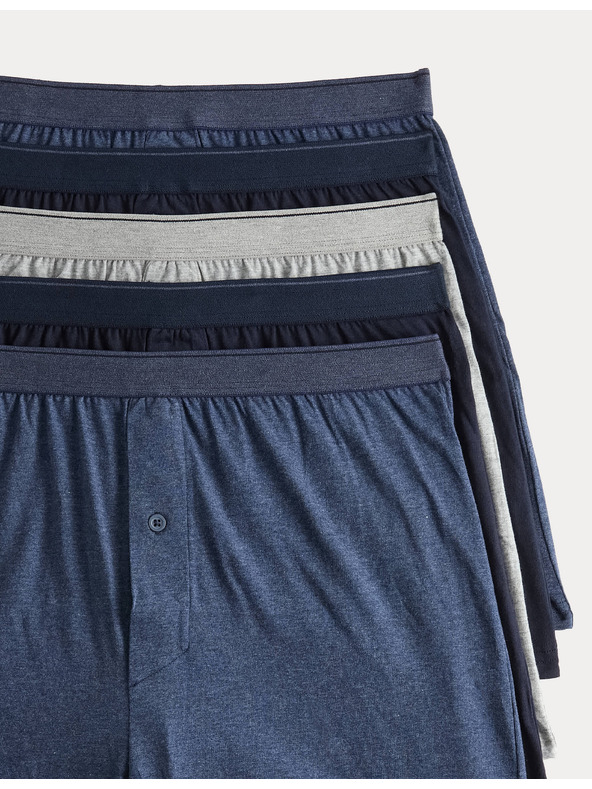 Marks & Spencer Marks & Spencer Cool & Fresh™ bokserice od pamučnog jerseya, paket od 5 tamnoplavih