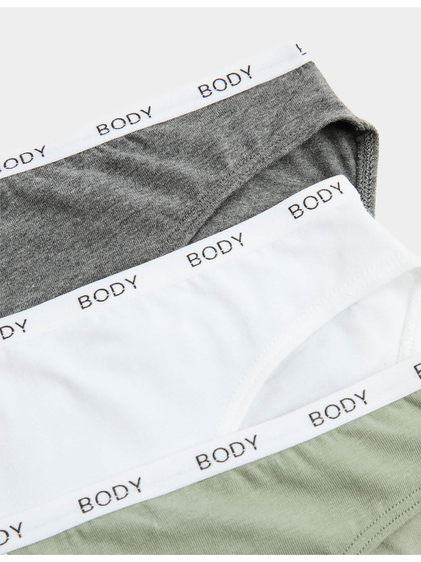 Marks & Spencer Set od četiri ženske gaćice u sivoj, bijeloj i crnoj boji marke Marks & Spencer