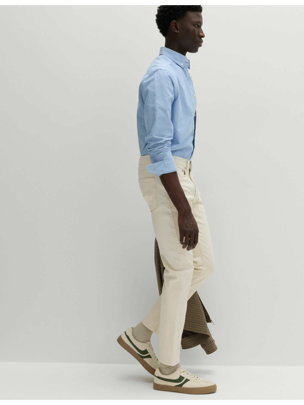 Marks & Spencer Marks & Spencer Slim Fit rastezljive traperice krem ​​boje