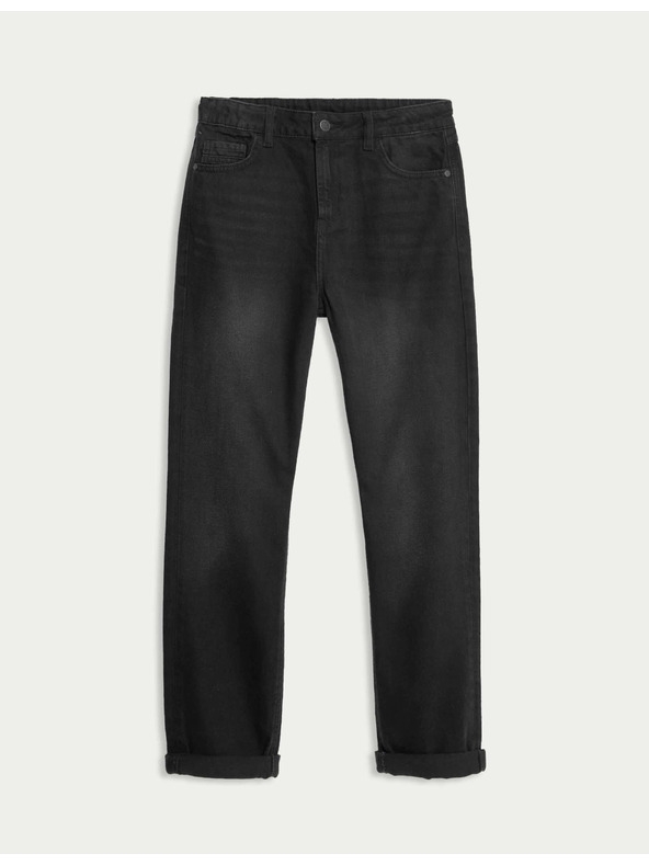 Marks & Spencer Široke traperice od čiste pamuke (6–16 godina) Marks & Spencer crna