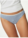Marks & Spencer Bikini gaćice s visokim udjelom pamuka, set 4 kom Marks & Spencer plave