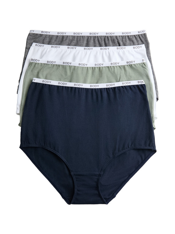 Marks & Spencer Gaćice visokog struka s visokim udjelom pamuka, 4 kom. Marks & Spencer siva