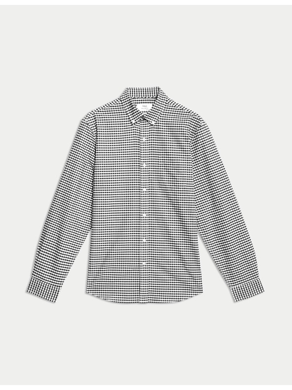 Marks & Spencer KariranaOksfordska košulja The Ultimate od čistog pamuka Marks & Spencer crna