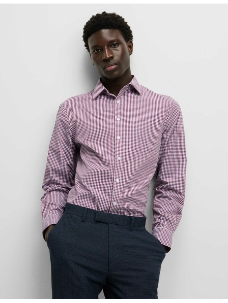 Marks & Spencer Karirane košulje normalnog kroja za lagano glačanje, 2 kom Marks & Spencer crvena