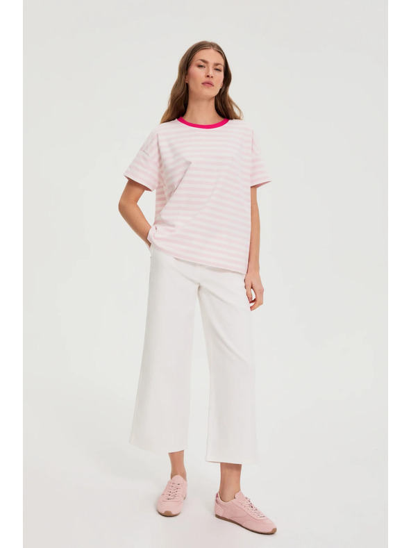 Moodo Oversize mikica s prugama ružičasta Moodo