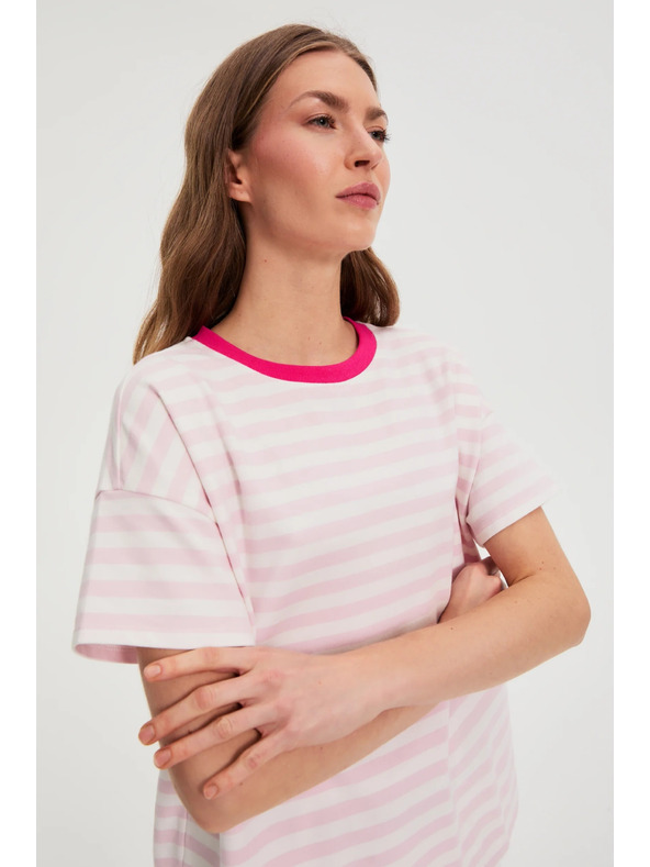 Moodo Oversize mikica s prugama ružičasta Moodo
