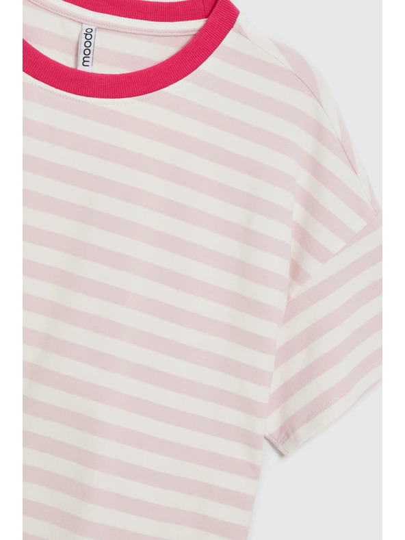 Moodo Oversize mikica s prugama ružičasta Moodo