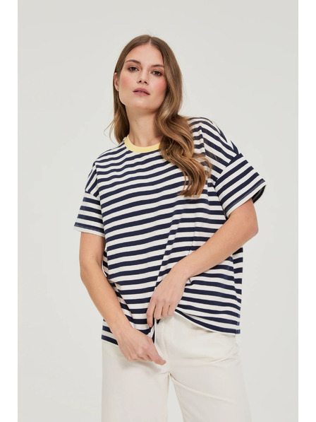 Moodo Oversize mikica s prugama tamno plava Moodo
