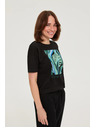 Moodo Majica s printom crna Moodo
