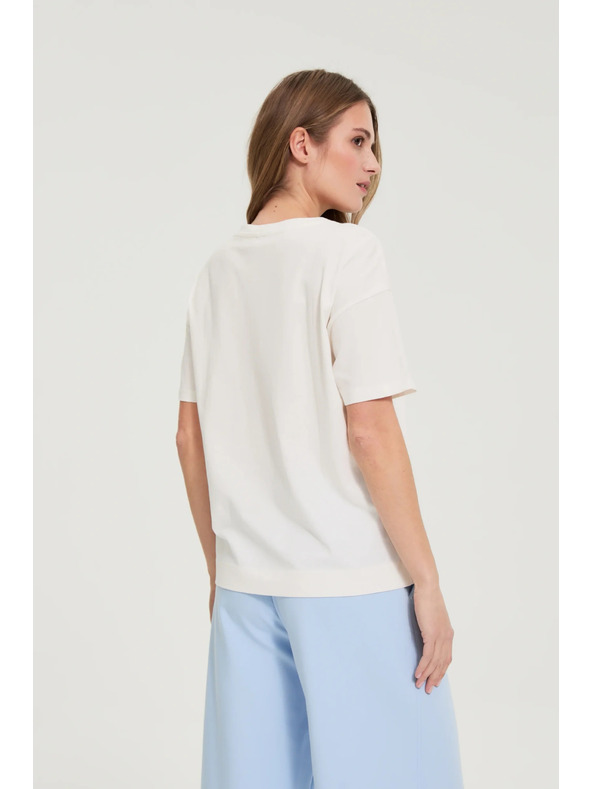 Moodo Bijela majica s printom Moodo