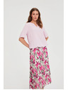 Moodo Ružičasta košulja s kratkim rukavima Moodo