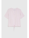Moodo Ružičasta košulja s kratkim rukavima Moodo