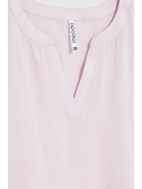 Moodo Ružičasta košulja s kratkim rukavima Moodo