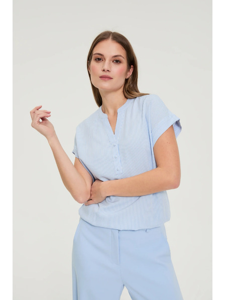 Moodo Svjetloplava prugasta košulja Moodo