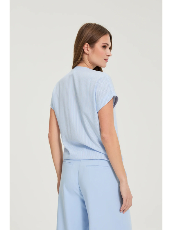 Moodo Svjetloplava prugasta košulja Moodo