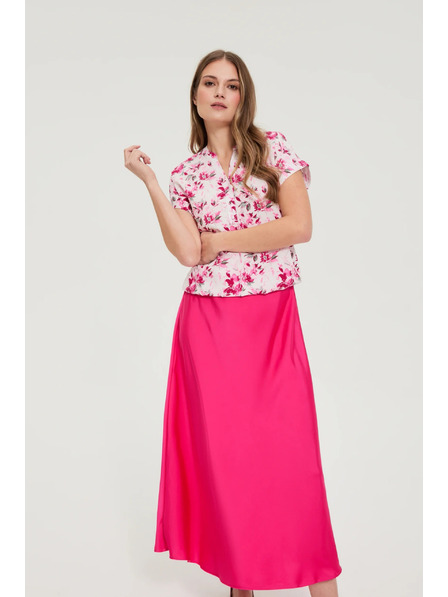 Moodo Košulja s cvijećem fuksija Moodo